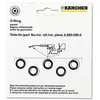 Image de Lot de 5 Joints toriques de rechange pour nettoyeur haute pression Karcher - 2.880Â¿990.0
