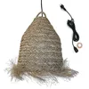 Image de Suspension D'extÃ©rieur Avec CÃ¢ble Anafi Outdoor Cable Beige Fibre Naturelle 5m