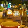 Image de Set De 2 Lampes De Table BohÃ¨me Poly Rotin Bois H16cm