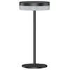 Image de Lampe De Table Solaire Aluminium Noir