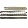 Image de Guide de 35cm + 3 ChaÃ®nes de tronÃ§onneuse - Compatible avec Stihl MS170, MS171, MS180, MS181-50 Maillons EntraÃ®neurs - Pas 3/8 LP - Jauge 1,1 mm