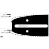 Image de Guide Chaine TronÃ§onneuse Ryobi 40cm 3/8 Lp .050 (1,3mm).