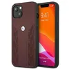 Image de BMW Coque en cuir pour iPhone 13 - rouge