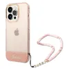 Image de Guess Coque en TPU pour iPhone 14 Pro Max - rose transparente