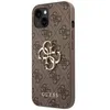 Image de Guess coque pour iPhone 14 - logo en métail - marron