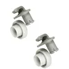 Image de Sos Accessoire SOS Accessoire Lot de 2 roulettes de panier supérieur pour Lave-vaisselle 00424717 BALAY BOSCH BRANDT CONSTRUCTA DE DIETRICH GAGGENAU KOMPATIBEL Lave-vaisselle (00424717 BALAY BOSCH BRANDT CONSTRUCTA