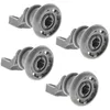 Image de Kit de 4 roulettes panier supÃ¨rieur Lave-vaisselle (1885800300 CONTINENTAL EDISON FUNIX LISTO SELECLINE ARDEM FAR BLOMBERG BEKO ALTUS OCEANIC UNIC LINE BLUESKY PROLINE SABA FAGOR AYA)