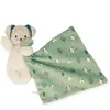 Image de Doudou carrÃ© douceur plat Chien vert - Kaloo