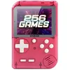 Image de Console portable Amstrad transparente rouge 256 jeux Ã©cran couleur batterie rechargeable