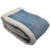 Image de Toison D'or Plaid En Microvelours Doublé Sherpa