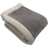 Image de Toison D'or Plaid En Microvelours Doublé Sherpa