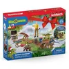 Image de Calendrier de l'avent dinosaures jurassic 24 pcs schleich - figurines animaux accessoires - jeux jouets - set noel et carte