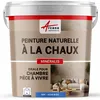 Image de Peinture chaux naturelle : dÃ©coration intÃ©rieure sans Ã©manation NUANCES MINERALES CHAUX Azur Bleu 15 mÂ² (2.5 kg en 1 couche)