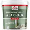 Image de Peinture chaux naturelle : dÃ©coration intÃ©rieure sans Ã©manation NUANCES MINERALES CHAUX Girofle Marron 15 mÂ² (2.5 kg en 1 couche)