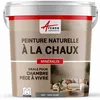 Image de Peinture chaux naturelle : dÃ©coration intÃ©rieure sans Ã©manation NUANCES MINERALES CHAUX Olive Vert 15 mÂ² (2.5 kg en 1 couche)
