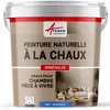Image de Peinture chaux naturelle : dÃ©coration intÃ©rieure sans Ã©manation NUANCES MINERALES CHAUX Azur Bleu 30 mÂ² (5 kg en 1 couche)
