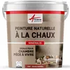 Image de Peinture chaux naturelle : dÃ©coration intÃ©rieure sans Ã©manation NUANCES MINERALES CHAUX Paprika Rouge 30 mÂ² (5 kg en 1 couche)