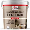 Image de Peinture chaux naturelle : dÃ©coration intÃ©rieure sans Ã©manation NUANCES MINERALES CHAUX Champagne Jaune Clair 60 mÂ² (2x5 kg en 1 couche)