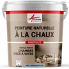 Image de Peinture chaux naturelle : dÃ©coration intÃ©rieure sans Ã©manation NUANCES MINERALES CHAUX Givre Bleu Clair 60 mÂ² (2x5 kg en 1 couche)