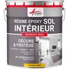 Image de Peinture Sol - RÃ©sine Epoxy : Peinture pour Sol salon, cuisine, salle de bains - Effet Miroir - REVEPOXY DECO Jaune - RAL 1023 2.5 kg (jusqu'Ã  12.5 mÂ² en 2 couches)