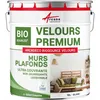 Image de ARCANE INDUSTRIES Peinture mur et plafond satin velours biosourcée Blanc 10 L (+ ou - 120m² par couche)