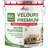 Image de Peinture mur et plafond satin velours biosourcÃ©e Blanc CrÃ¨me - RAL 9001 2.5 L (+ ou - 30mÂ² par couche)
