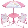Image de Fun House - Salon De Jardin Licorne Pour Enfants - Rose