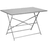 Image de Guéridon Cuba Rectangulaire - 110 X 70 Cm - Gris - Graphite