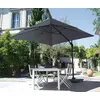 Image de Proloisirs Parasol Déporté Carré En Aluminium 3x3m Roma