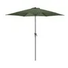 Image de Parasol De Jardin Droit Inclinable Manivelle Ø 300 Cm En Aluminium Et Acier - Kaki