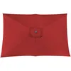 Image de Toile Parasol Mat Droit 3x2/6 Polyester 200gr Sd - Rouge