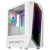 Image de Suza Spirit of Gamer INFINITY - Artic Edition - medium tower - ATX - panneau latÃ©ral fenÃªtrÃ© (acrylique) - pas d'alimentation (ATX / EPS) - blanc - USB/Audio/Mic