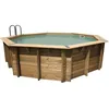 Image de Piscine bois OcÃ©a 5,80 x 1,30 m - Liner beige