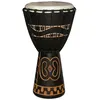 Image de TANGA DJEMBE 8" NOIR SCUPTURE GYE NYAME