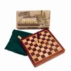 Image de Jeu bois ECHIQUIER PLIANT 18CM ROI 31MM TRADITIONNEL Multicolore