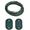 Image de Kit Fixation Vert Pour Brise-Vue Lot De 30 Avec 4 Mètres De Fil