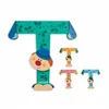 Image de Lettre décorative clown en bois - T