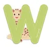 Image de Lettre W ""Sophie la Girafe""