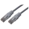 Image de MCL - Cordon de raccordement - RJ-45 (M) pour RJ-45 (M) - 2 m - UTP - CAT 6 - bloqué - gris