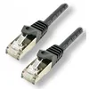 Image de MCL - Cordon de raccordement - RJ-45 (M) pour RJ-45 (M) - 3 m - 6.2 mm - SFTP - CAT 7 - sans halogène, moulé, sans crochet - noir