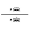 Image de MCL - Câble réseau - RJ-45 (M) pour RJ-45 (M) - 1.5 m - S/FTP - CAT 6a - sans halogène, sans crochet - blanc