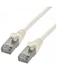 Image de MCL - Cordon de raccordement - RJ-45 (M) pour RJ-45 (M) - 1 m - paire torsadée écrantée (F/UTP) - CAT 6 - sans crochet, bloqué - blanc