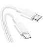 Image de DLH DY-TU3925W - Câble USB - 24 pin USB-C (M) pour 24 pin USB-C (M) - USB 2.0 - 3.25 A - 1.8 m - Alimentation USB (65 W) - blanc