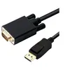 Image de DLH DY-TU4696B - Câble adaptateur - DisplayPort (M) verrouillé pour HD-15 (VGA) (M) - 2 m - support 1080 p 60 Hz