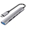 Image de DLH DY-TU4990 - Concentrateur (hub) - 1 x USB-C (passthrough) + 1 x USB-C 3.2 Gen 1 + 1 x USB-A 3.2 Gen 1 + 2 x USB-A 2.0 - de bureau
