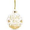 Image de DÃ©coration de sapin Ã  suspendre NoÃ«l en famille