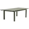 Image de Table De Jardin Extensible Aluminium Vert Kaki - Miami Dcb Garden