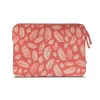 Image de Housse de protection MW pour MacBook Pro et Air 13'' (USB-C) Basics Eco Botanic Rouge