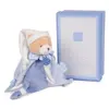 Image de Doudou attache sucette Ours Petit Chou Doudou et Compagnie Bleu 17 cm
