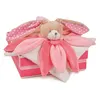 Image de Doudou collector - lapin rose 28 cm